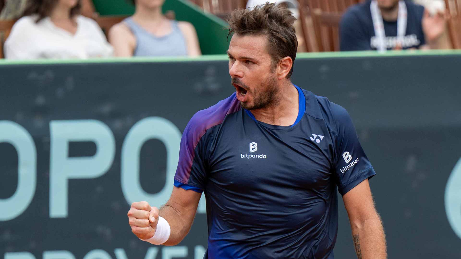Stan Wawrinka defeats Nishesh Basavareddy 7-6(8), 6-3 to reach the Aix-en-Provence Challenger semi-finals.