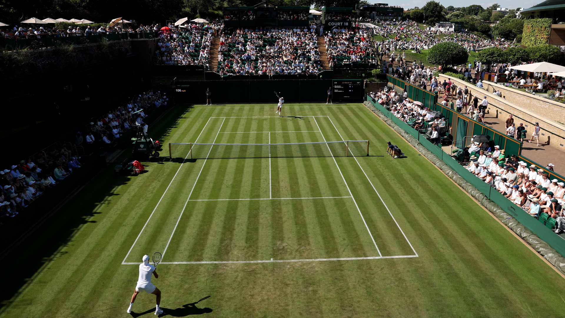 Wimbledon main-draw action runs until 13 July.