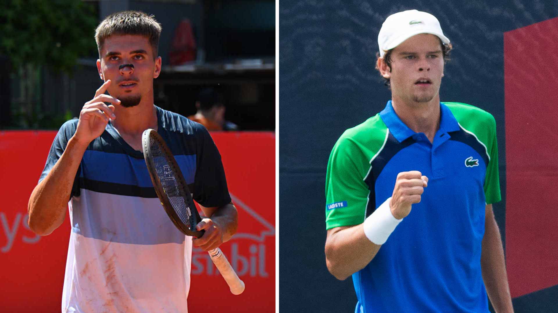 Dino Prizmic and Alexander Blockx are competing on the ATP Challenger Tour this week.