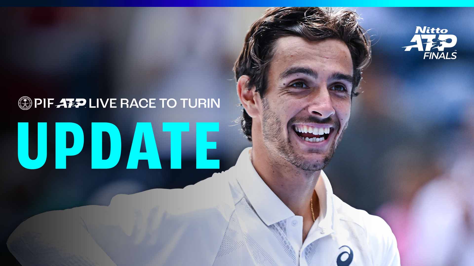 Lorenzo Musetti is eighth in the PIF ATP Live Race To Turin.