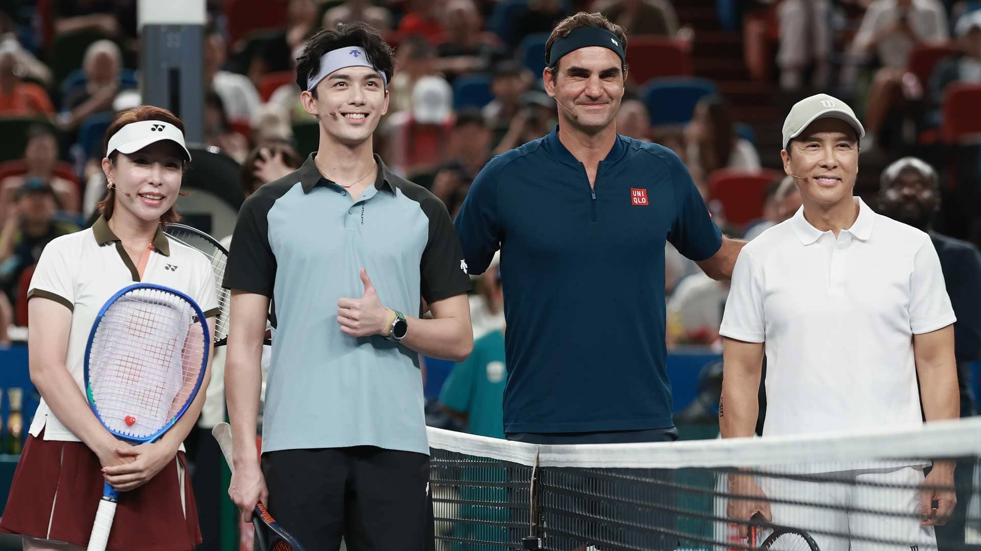 Zheng Jie, Wu Lei, Roger Federer, Donnie Yen