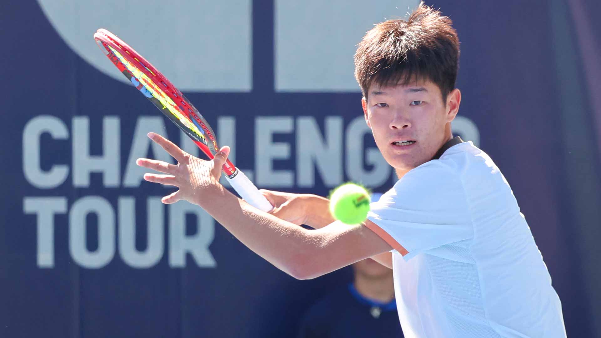 American Michael Zheng is a three-time ATP Challenger Tour champion.