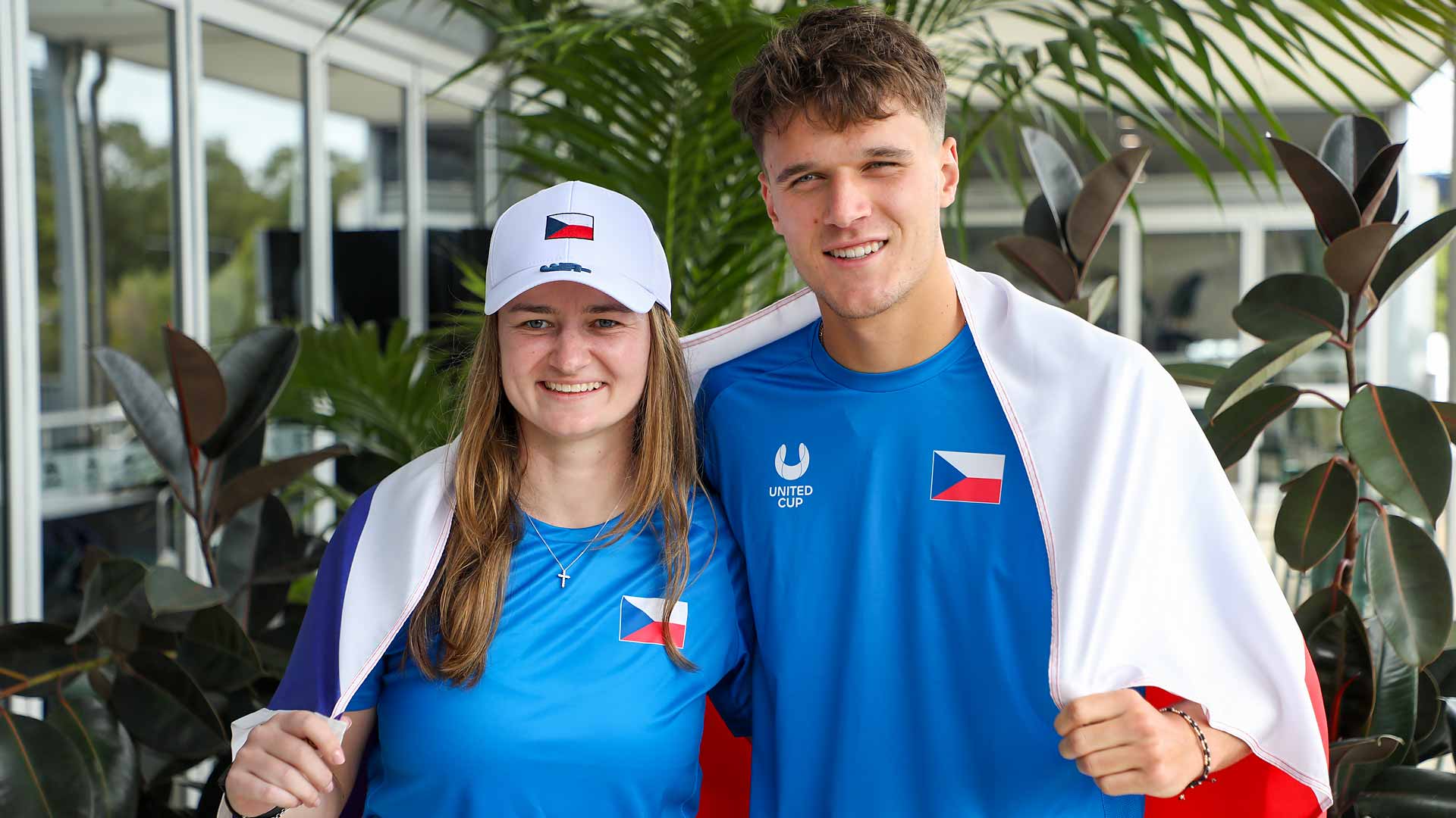 Barbora Krejcikova and Jakub Mensik are teammates representing Czechia at the United Cup.
