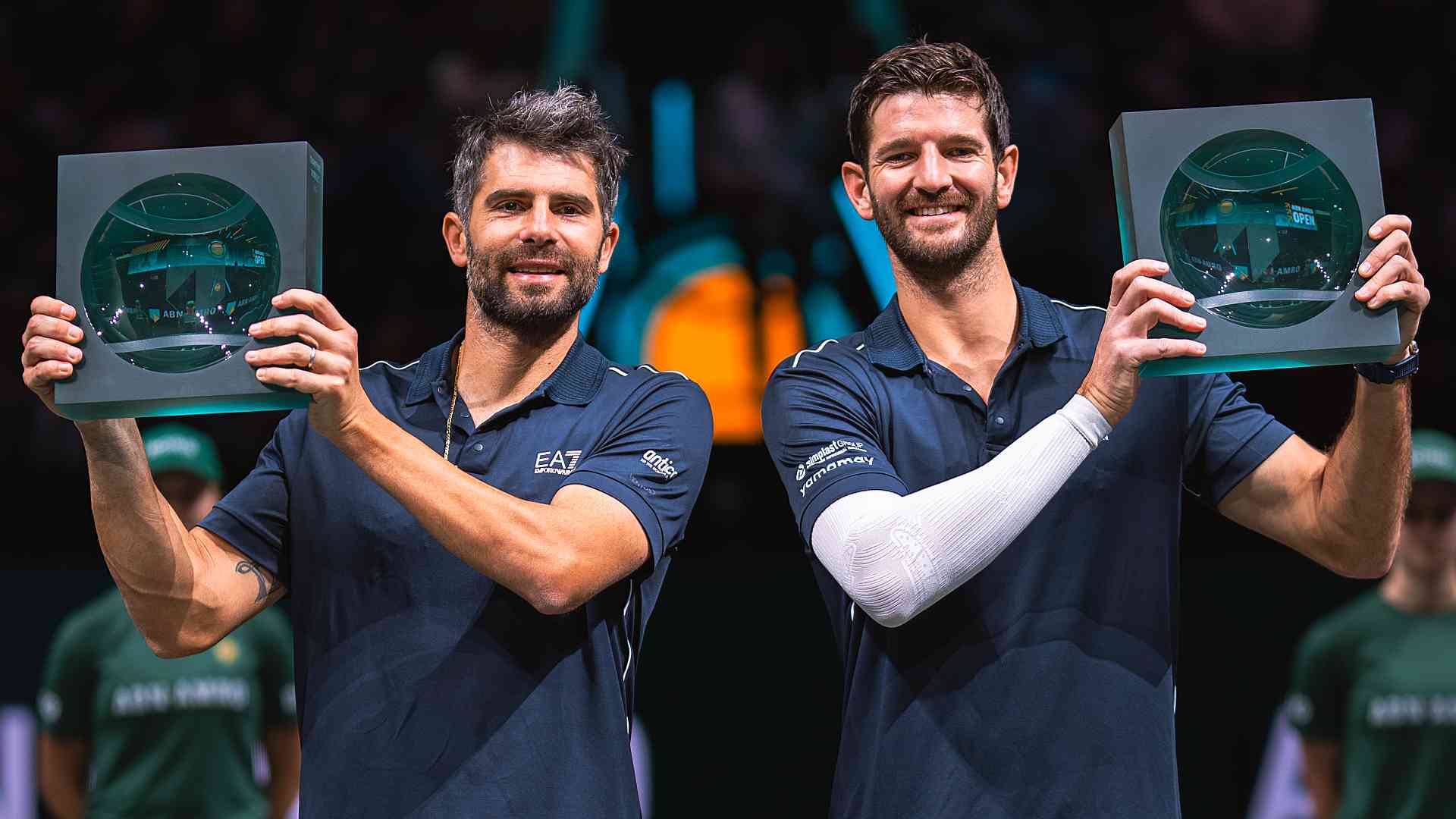 Simone Bolelli and Andrea Vavassori won the Rotterdam doubles title on Sunday.