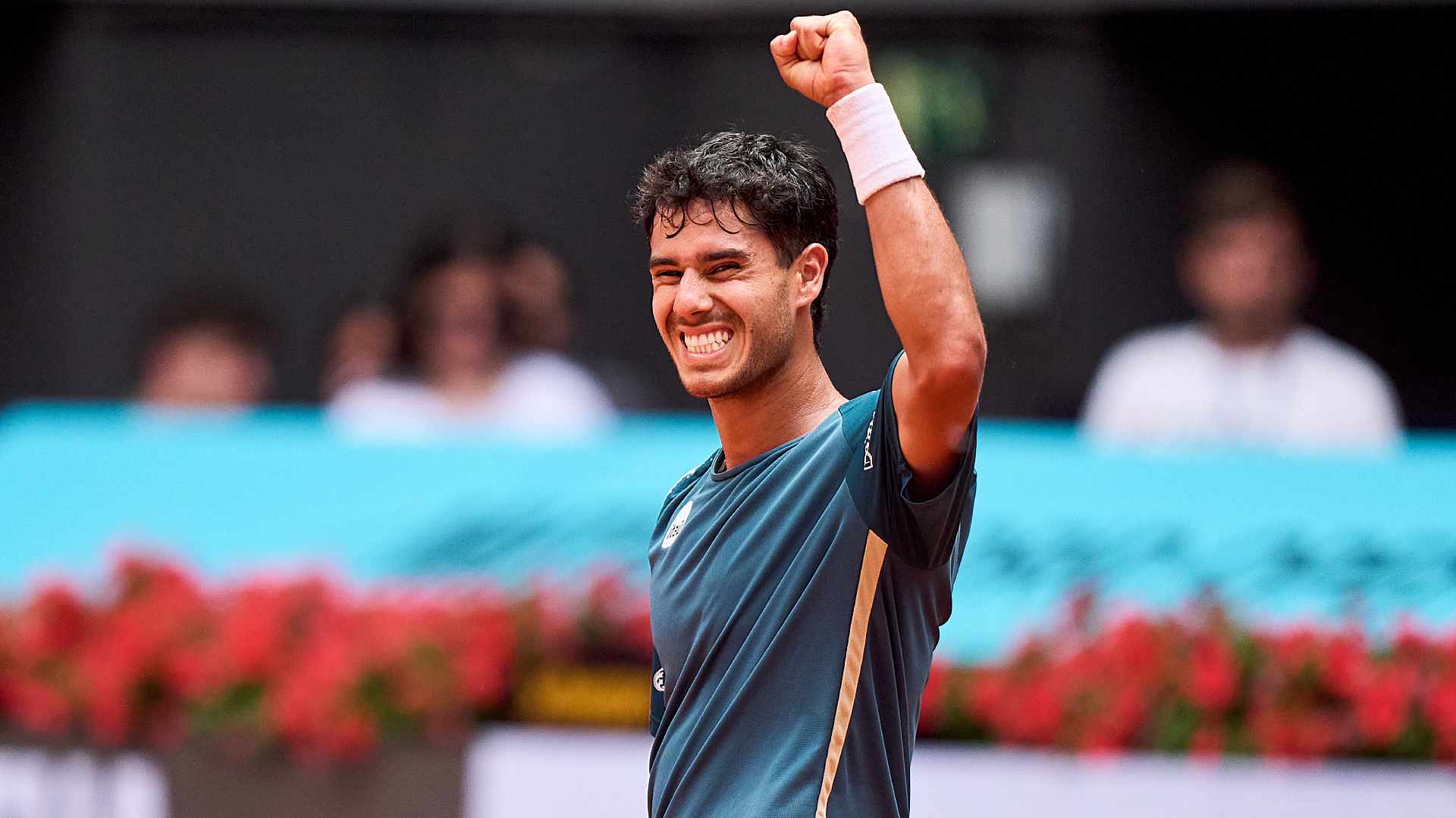 Adolfo Daniel Vallejo defeated Grigor Dimitrov on Thursday in Madrid.