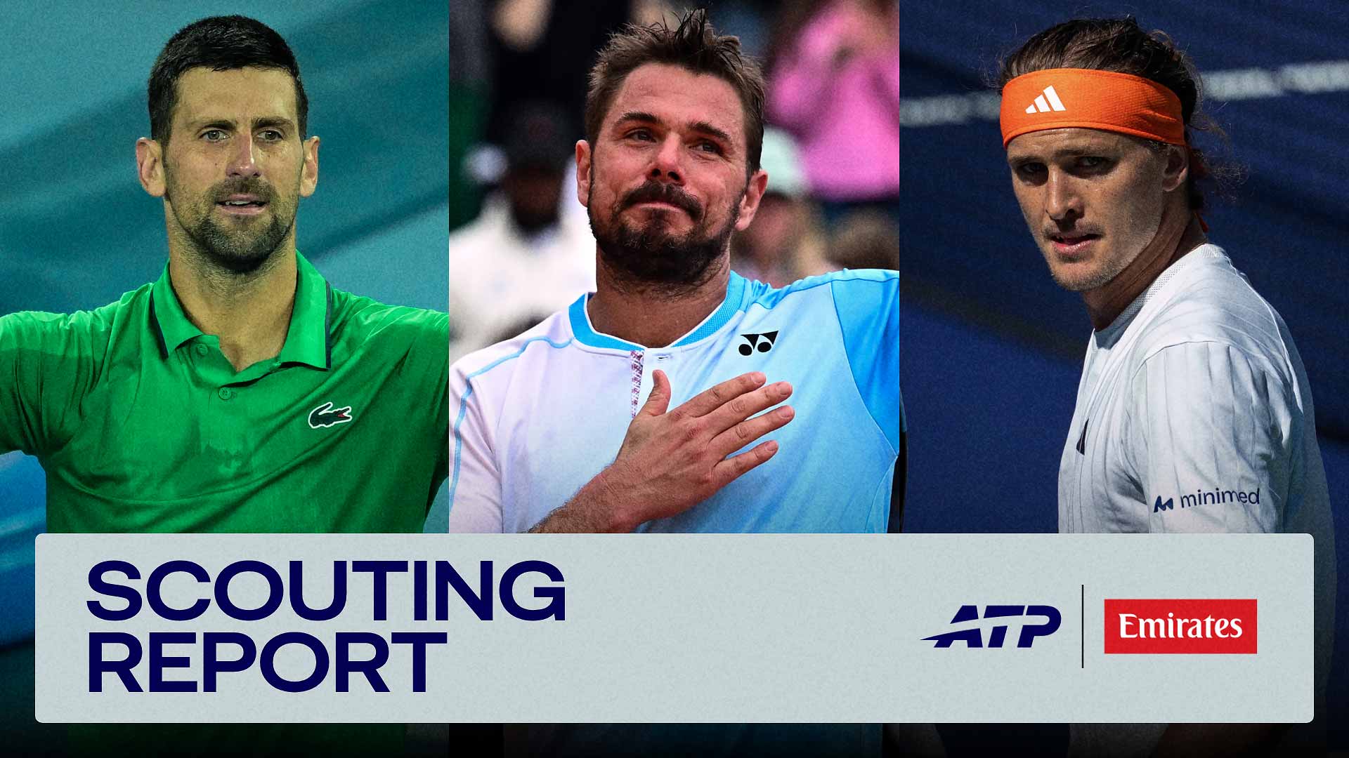 Novak Djokovic, Stan Wawrinka and Alexander Zverev are all in action this week.