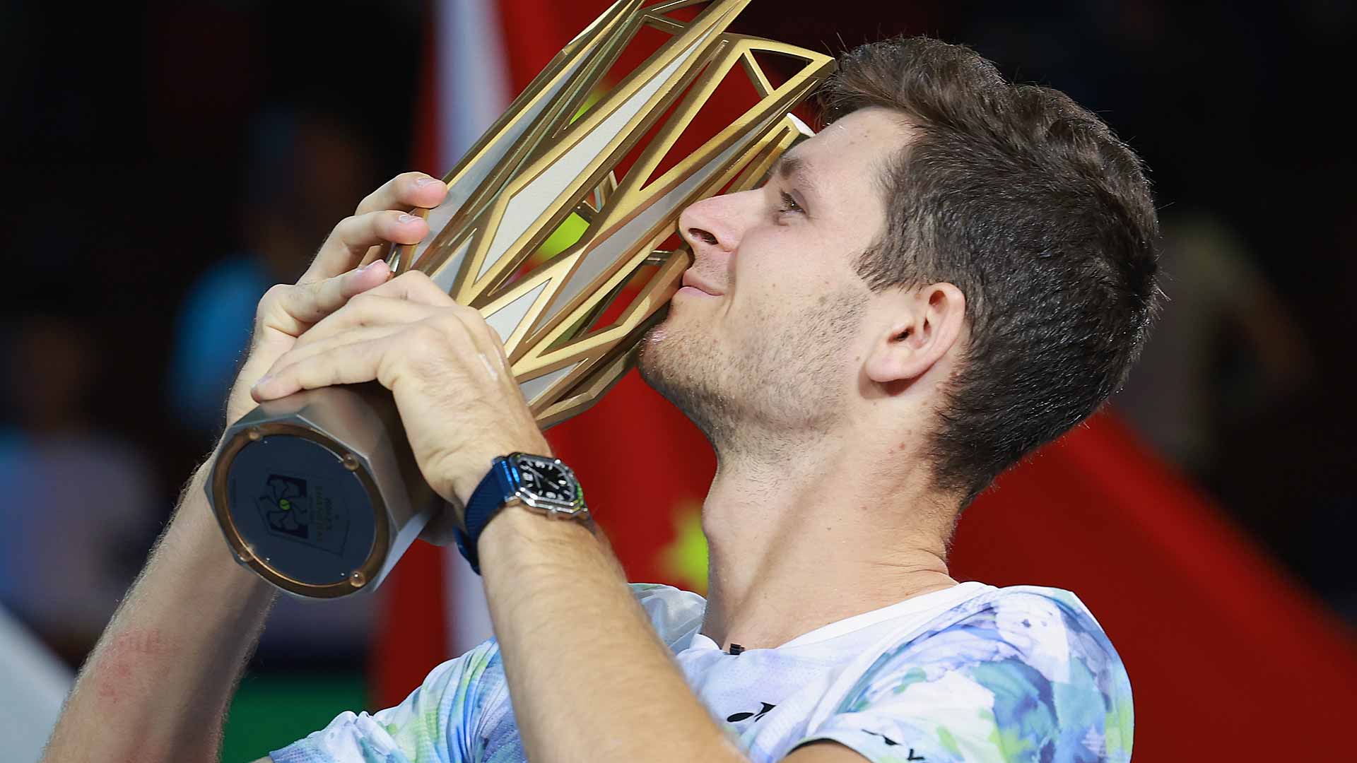 Hubert Hurkacz saved a match point in the 2023 final before claiming the title.