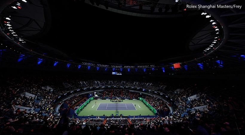 Shining at the Rolex Shanghai Masters 